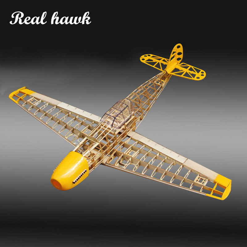 Model Kit New - Avión de madera de Balsa cortado