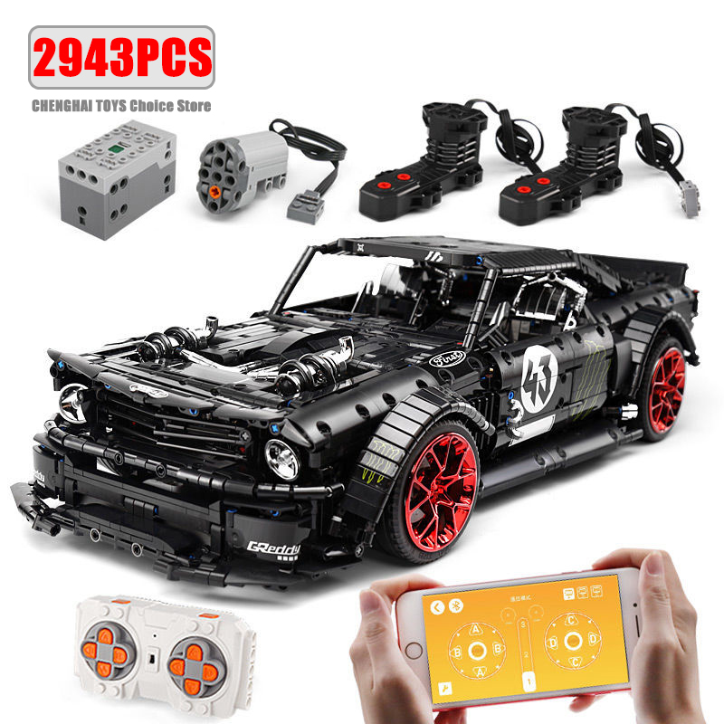 Model Kit Mustang - 2943 Uds. Bloques de construcción de