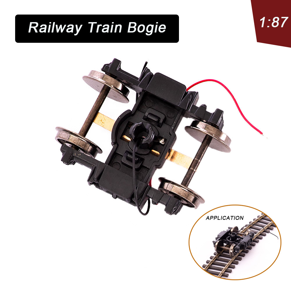 Model Kit Locomotive - Conjunto de Bogie de tren ferroviario