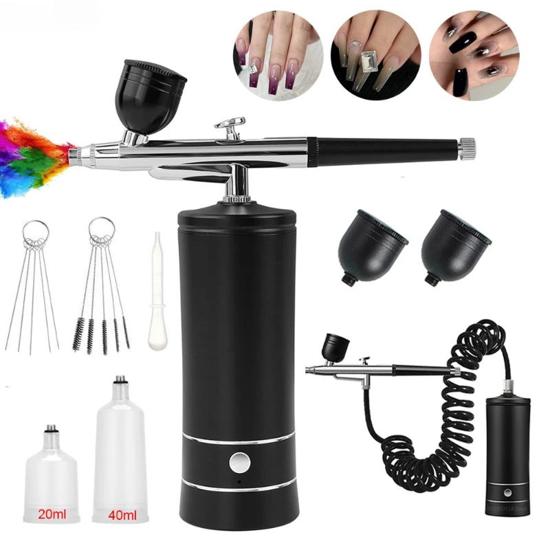 Airbrush Compressor Kit - Kit de Aerógrafo para Decoración de