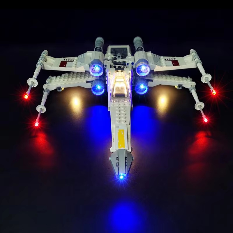 Model Kit X Wing - Kit de luces LED para bloques