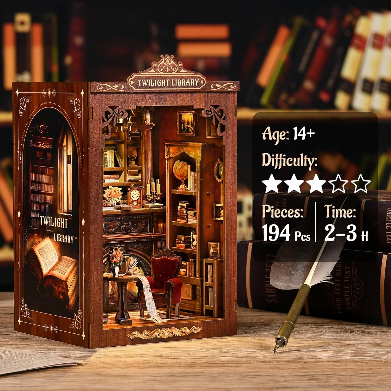 Kit de rincón de lectura DIY,  - Model Kit In Era reseña y precio