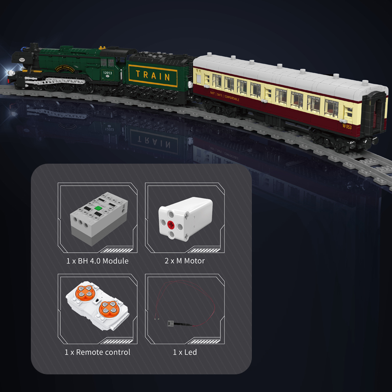 Mould King, 2206 piezas, model - Model Kit Locomotive reseña y precio