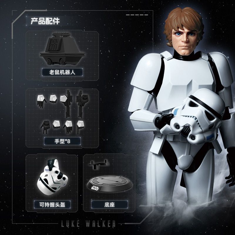 Figuras de acción originales B - Model Kit Star Wars reseña y precio