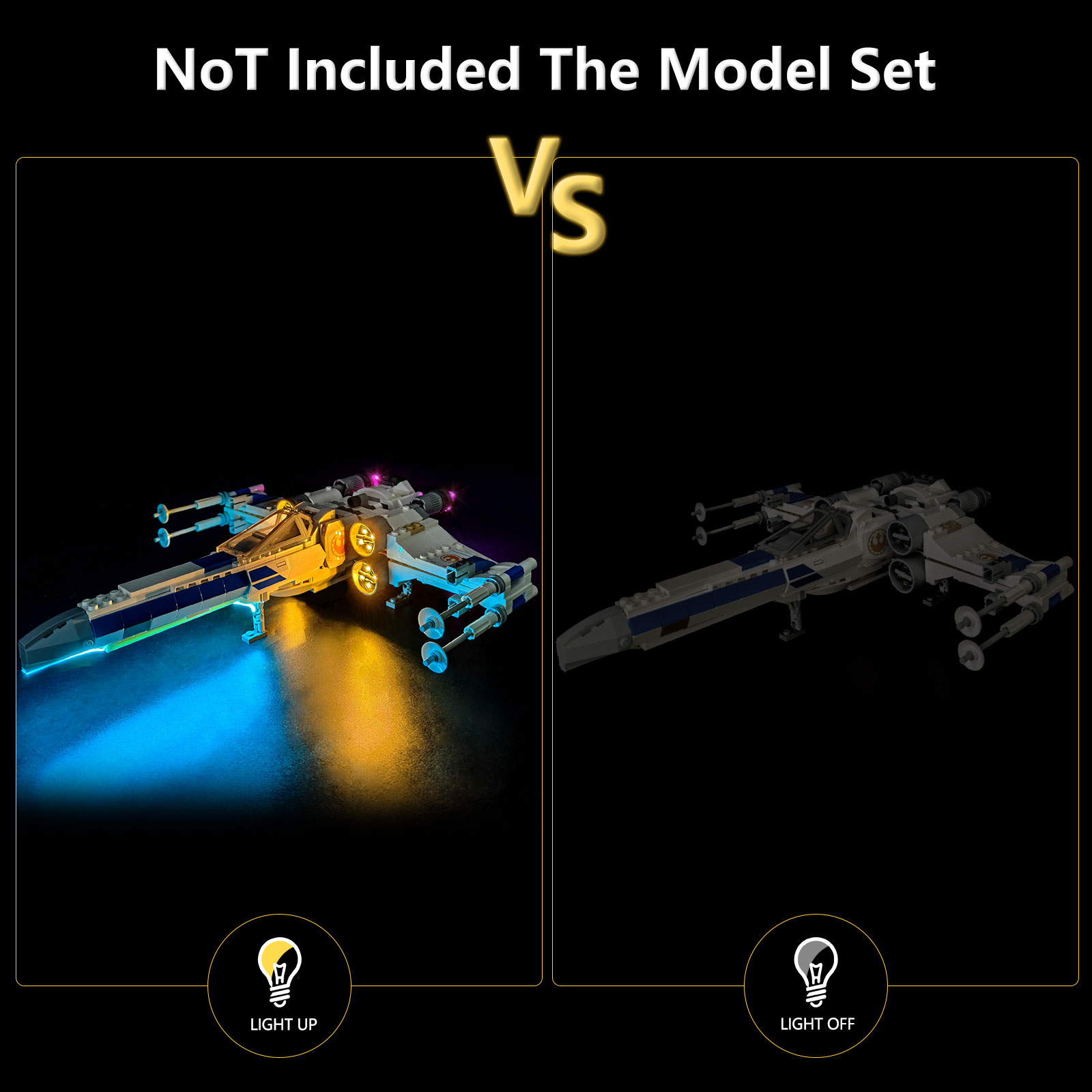Kit de iluminación LED LYBMTWF - Model Kit X Wing reseña y precio