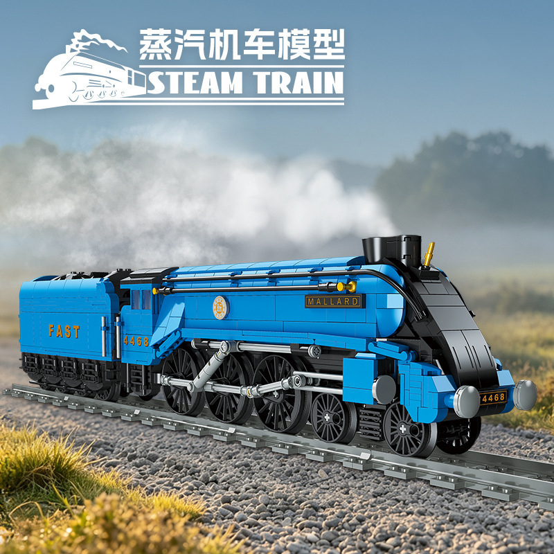 Set de 1413 Piezas de Bloques  - Model Kit Locomotive reseña y precio