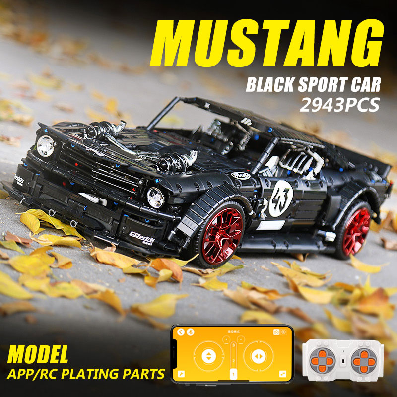 2943 Uds. Bloques de construcc - Model Kit Mustang reseña y precio