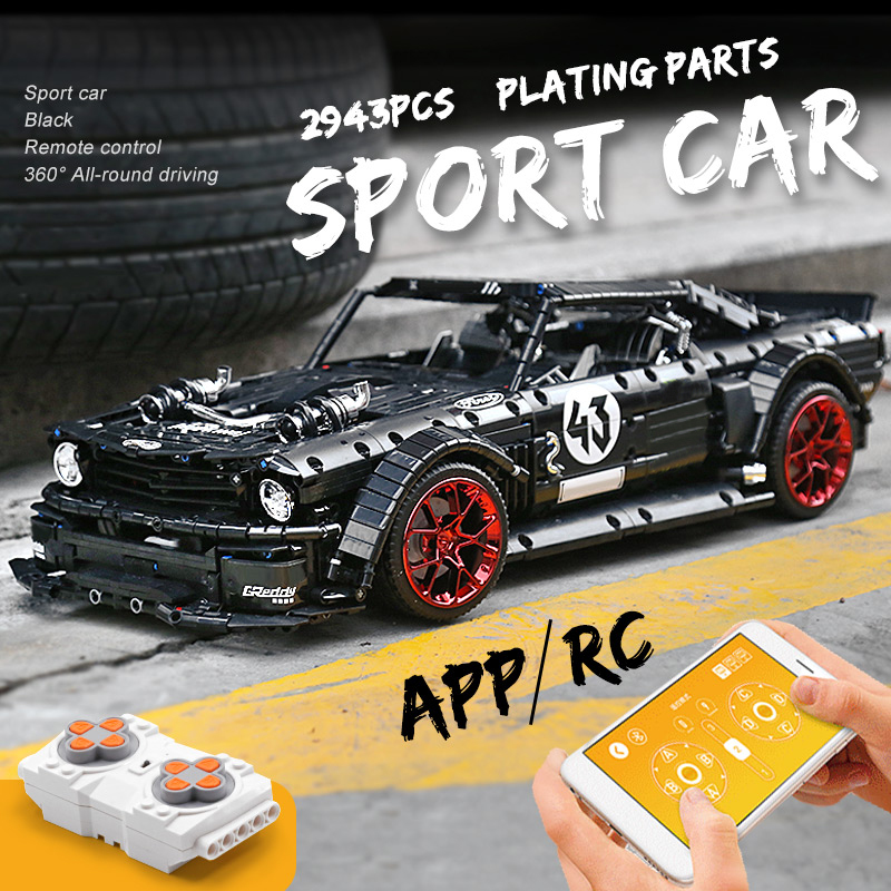 2943 Uds. Bloques de construcc - Model Kit Mustang reseña y precio
