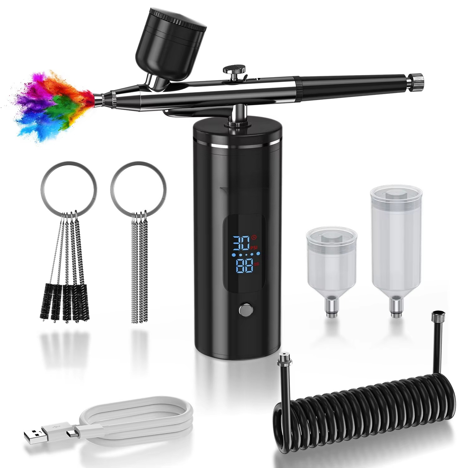 Kit de Aerógrafo Inalámbrico R - Airbrush Compressor Kit reseña y precio