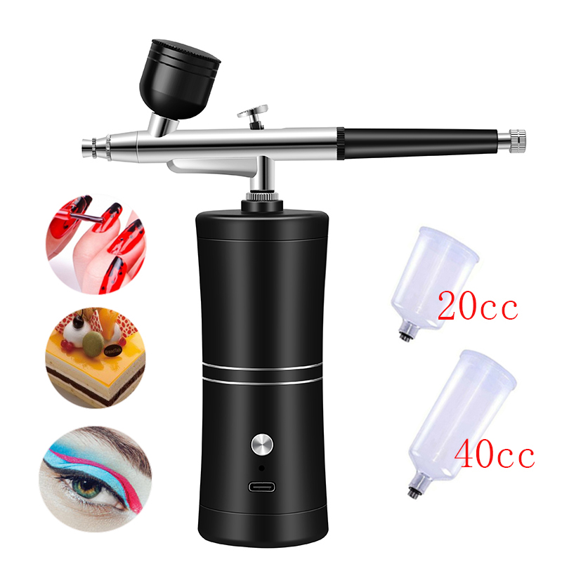 Aerógrafo para pintura artísti - Airbrush Compressor Kit reseña y precio