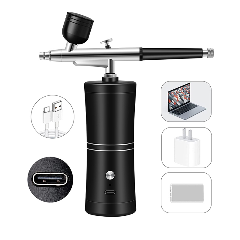 Aerógrafo para pintura artísti - Airbrush Compressor Kit reseña y precio