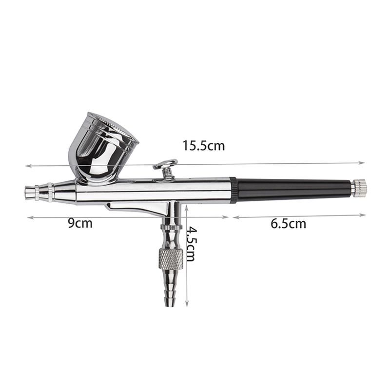 Mini aerógrafo de doble acción - Airbrush Compressor Kit reseña y precio