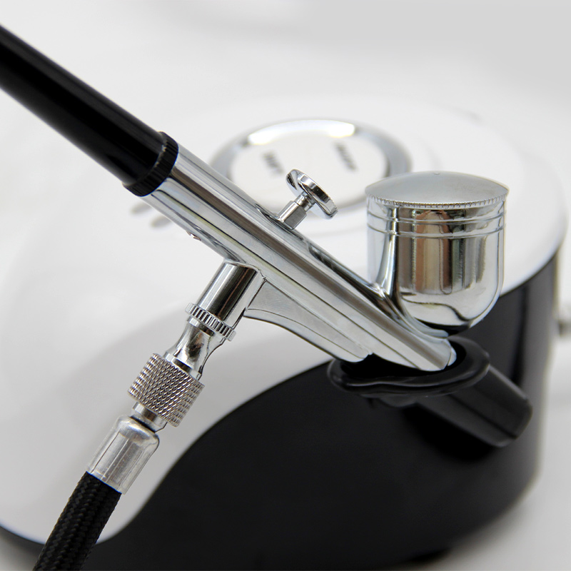 Aerógrafo portátil con compres - Airbrush Compressor Kit reseña y precio