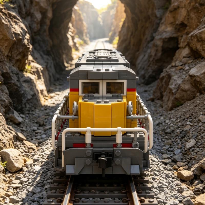 Ladrillos MOC, Locomotora de C - Model Kit Locomotive reseña y precio