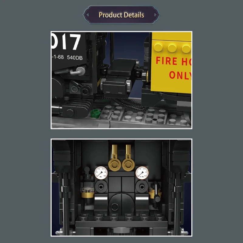 Mould King 12049, modelo de lo - Model Kit Locomotive reseña y precio