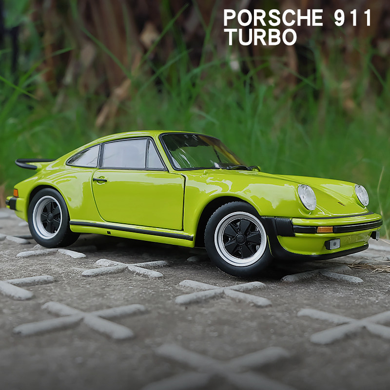 WELLY 1:24 Porsche 911 Turbo 3 - Model Kit Mustang reseña y precio
