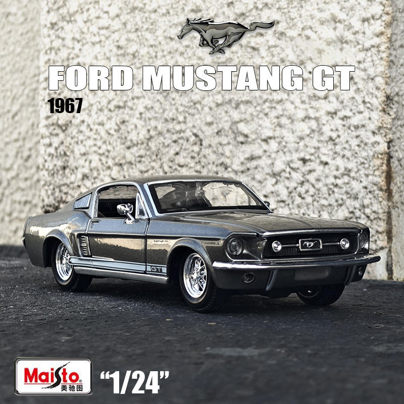 Maisto 1:24 1967 Ford Mustang  - Model Kit Mustang reseña y precio