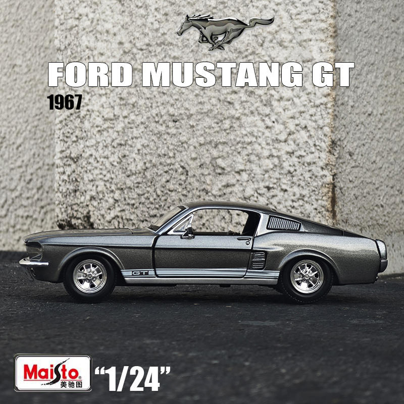 Maisto 1:24 1967 Ford Mustang  - Model Kit Mustang reseña y precio