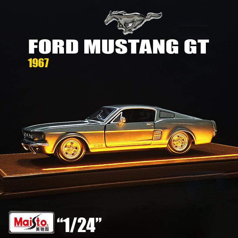 Maisto 1:24 1967 Ford Mustang  - Model Kit Mustang reseña y precio
