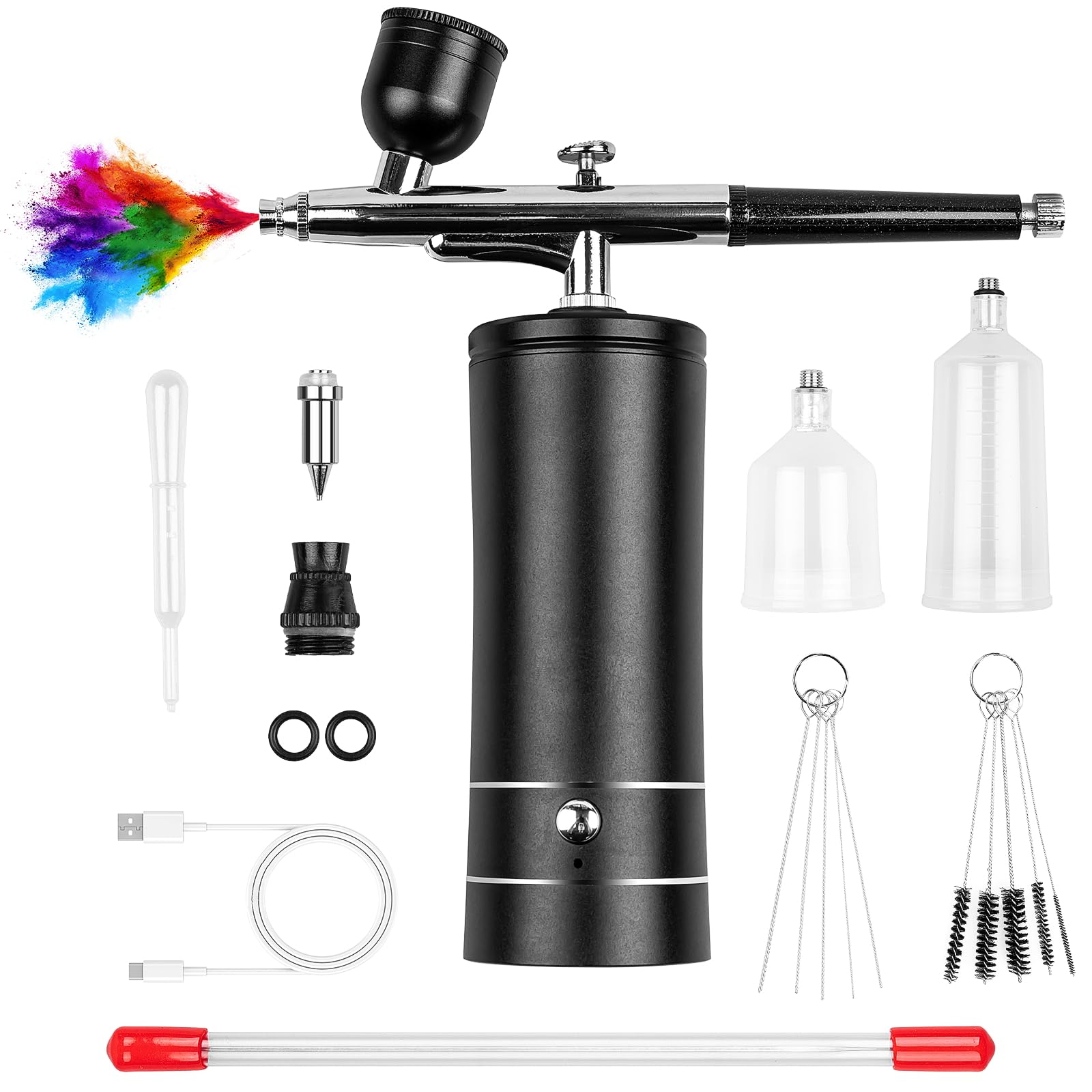 Kit de Aerógrafo Recargable In - Airbrush Compressor Kit reseña y precio