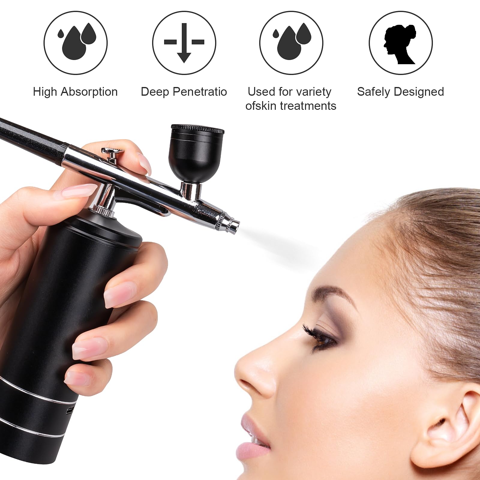Kit de Aerógrafo Recargable In - Airbrush Compressor Kit reseña y precio
