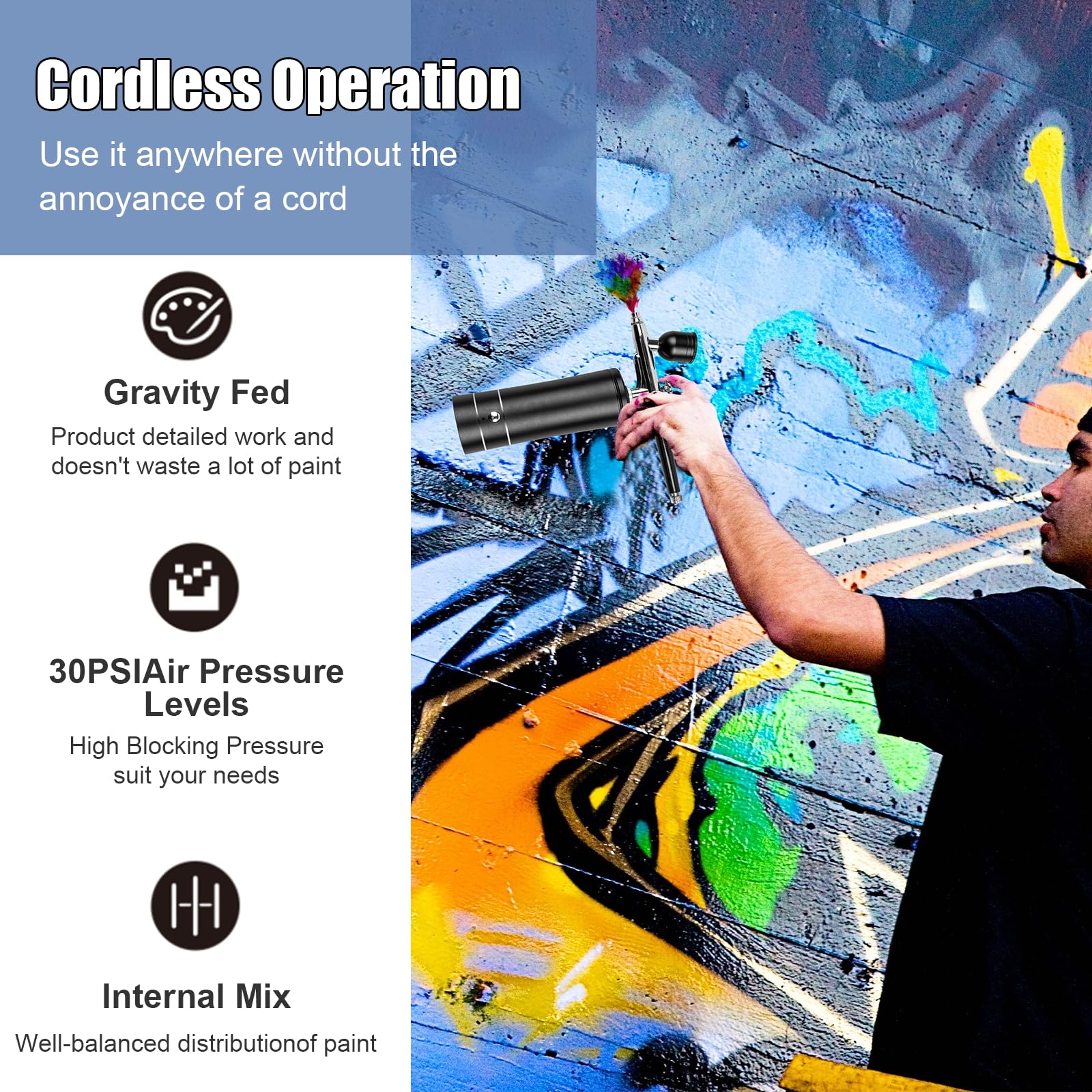 Kit de Aerógrafo Recargable In - Airbrush Compressor Kit reseña y precio