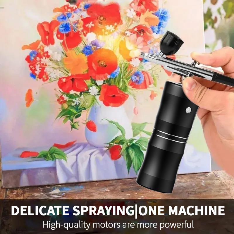 Mini Kit de compresor de aire  - Airbrush Compressor Kit reseña y precio